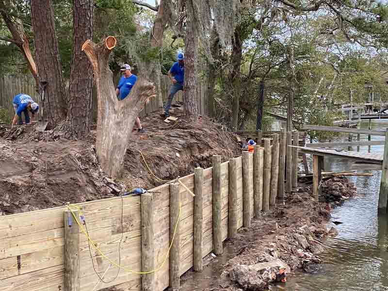 Seawall Repair in Quincy, FL